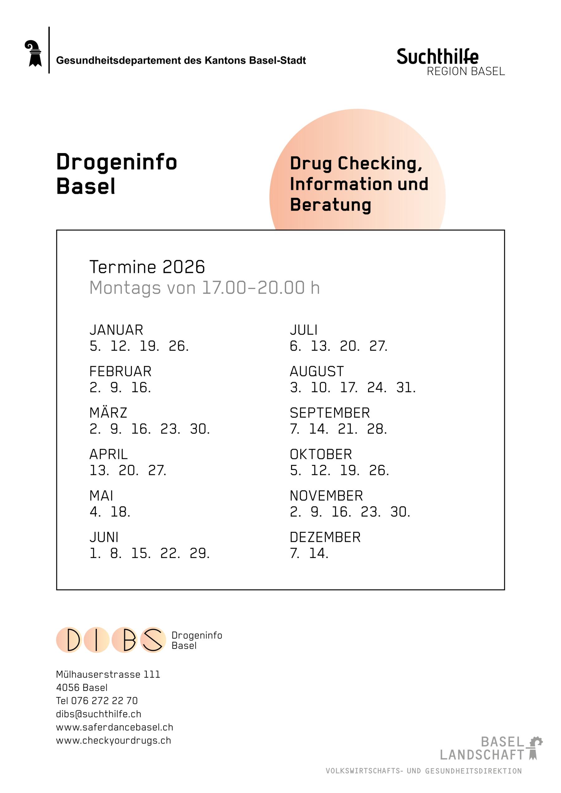 DIBS Termine ab August 2026